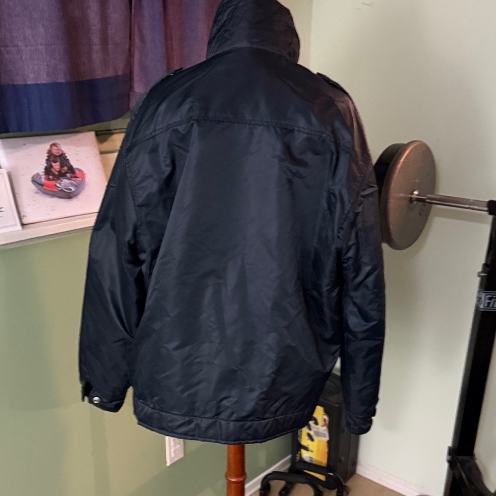 Vintage Navy Blue Jacket, police - Picture 2 of 14